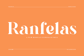 Пример шрифта Ranfelas
